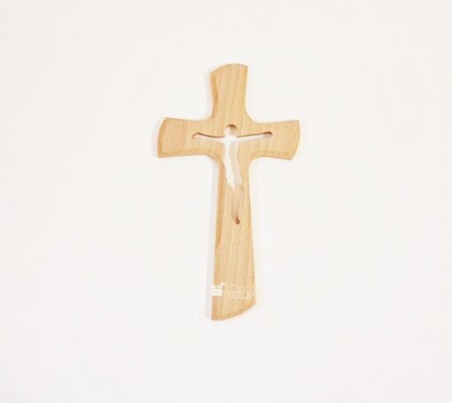 Cruce din lemn - natural - L 20 x l 11 cm