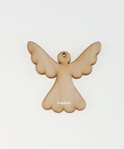 Înger decorativ - lemn - 9,1 x 8,7 cm