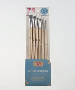 Set 6 pensule sintetice late – diferite dimensiuni