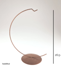 Suport metalic decorativ arămiu – h26.5 cm