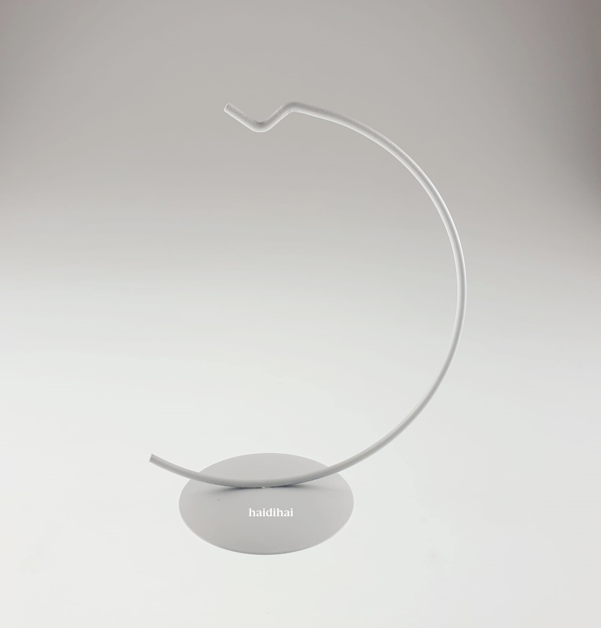 Suport metalic decorativ - alb - h 17 cm 2 Suport metalic decorativ - alb - h 17 cm - imagine 2