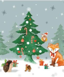 Șervețel - Christmas forest - 33x33 cm