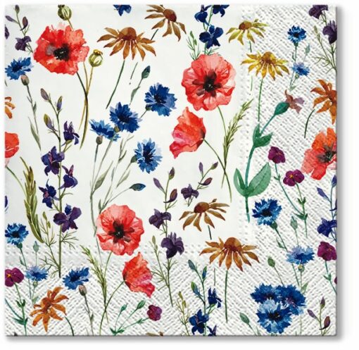 Șervețel - Field of Flowers - 33x33 cm 1