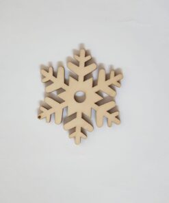 Fulg de nea – ornament din lemn - 5,5 cm