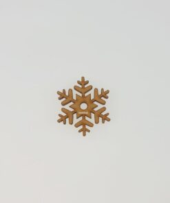 Fulg de nea - ornament din lemn - Crăciun
