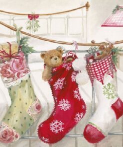 Șervețel - Christmas Stockings - 33x33 cm