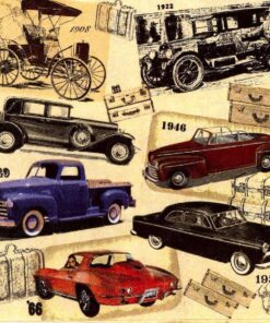Șervețel - Classic Cars - 33x33 cm