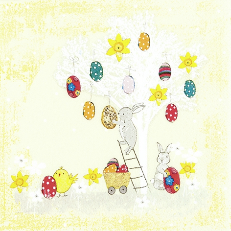 Șervețel Decoupage - Easter Tree - 33x33 cm 1 Șervețel Decoupage - Easter Tree - 33x33 cm