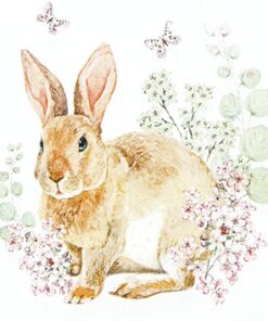 Șervețel Decoupage - Rosi Rabbit - 33x33 cm