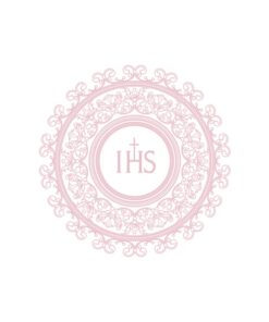 Șervețel - IHS Embroidery Design Pink - 33x33 cm