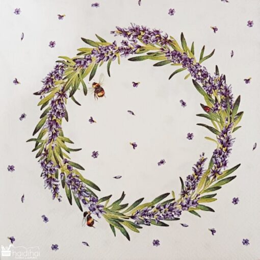 Șervețel - Lavender Wreath - 33x33 cm