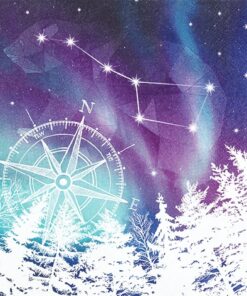 Șervețel - Northern Lights - 33x33 cm