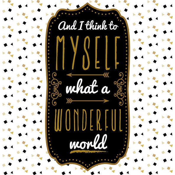 Șervețel - Wonderful World - 33x33 cm 1 Șervețel - Wonderful World - 33x33 cm
