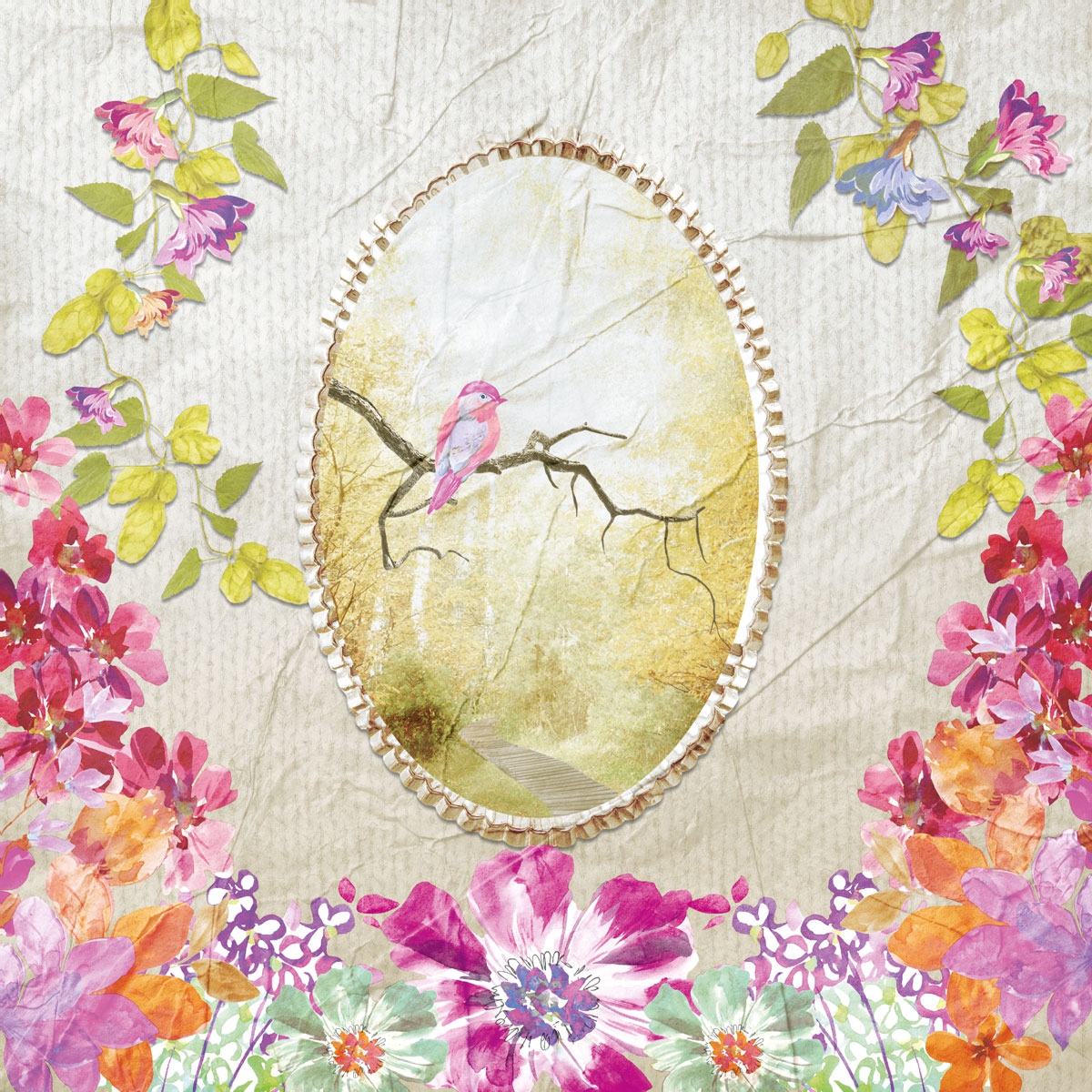 Șervețel – Nature Romance – 33×33 cm 1 Șervețel – Nature Romance – 33×33 cm