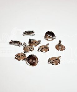 Ac metalic - bază broșă - 13 mm