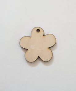 Bază mărțisor lemn – floare – 4 cm