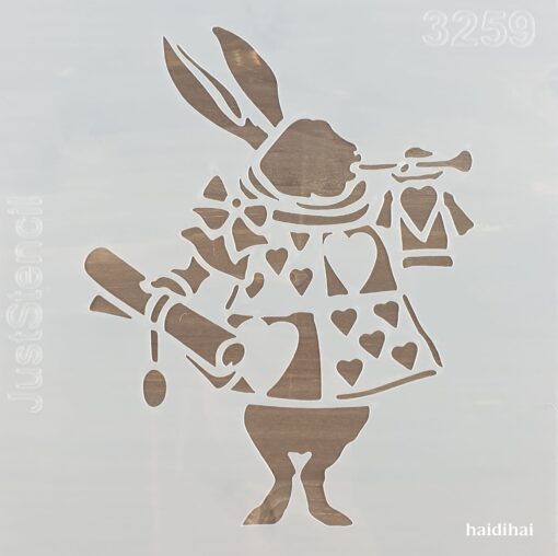 Șablon - Rabbit Alice - 3259 - 20x20 cm 1