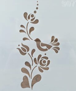 Șablon - motiv folk - 9076 - 20x20 cm