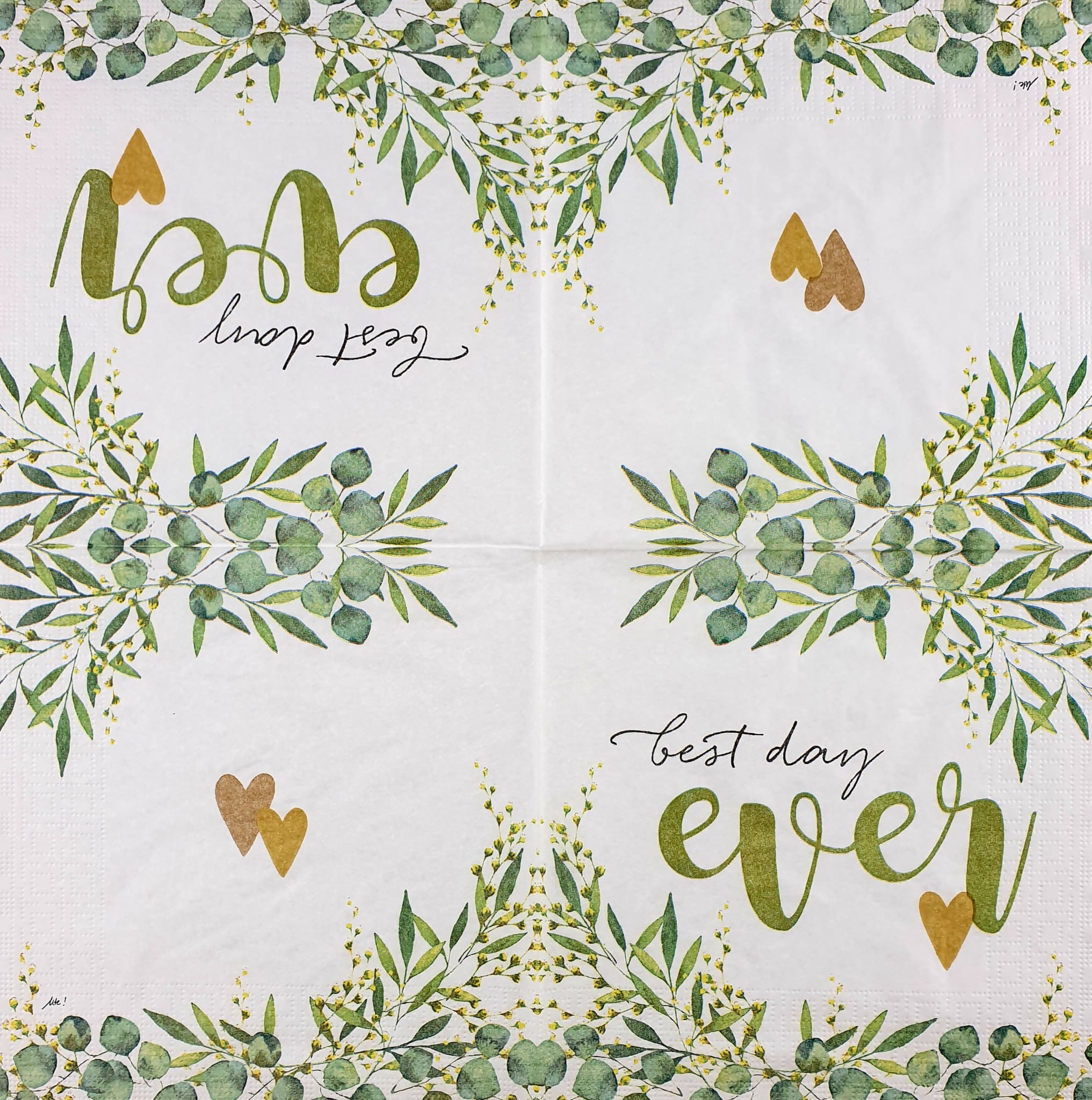 Șervețel Decoupage - Best Day Ever - 33x33 cm 3 Șervețel Decoupage - Best Day Ever - 33x33 cm - imagine 3