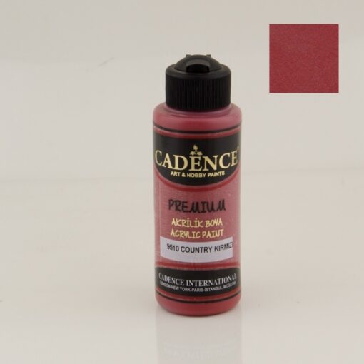 Vopsea acrilică - country red - CADENCE - 120 ml 1