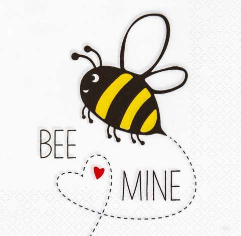 Șervețel Decoupage - Bee Mine - 33x33 cm 1 Șervețel Decoupage - Bee Mine - 33x33 cm