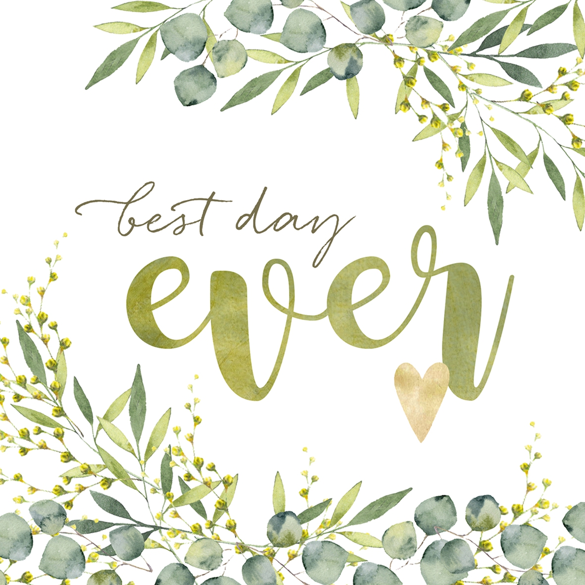 Șervețel Decoupage - Best Day Ever - 33x33 cm 1 Șervețel Decoupage - Best Day Ever - 33x33 cm