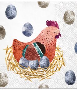 Șervețel Decoupage - Hen Mom - 33x33 cm