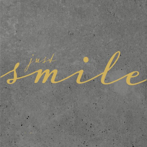Șervețel - Just Smile Cement - 33x33 cm