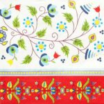 Șervețel - Kashubian Embroidery - 33x33 cm Șervețel - Kashubian Embroidery - 33x33 cm