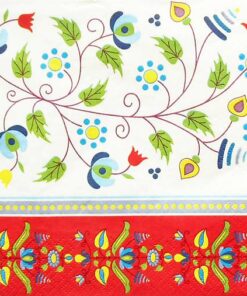 Șervețel - Kashubian Embroidery - 33x33 cm