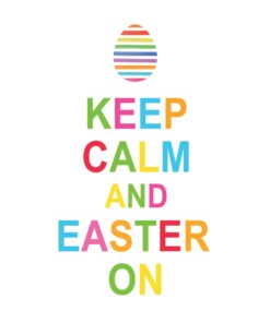 Șervețel - Keep Calm Easter On - 33x33 cm