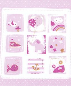 Șervețel - Little One Rose - 33x33 cm