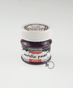 Acrilic lucios - 50 ml - Pentart - eggplant, vinețiu