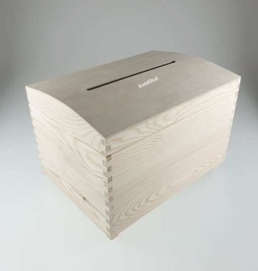 Cufăr lemn - card/plic nuntă - 35x25 cm 1