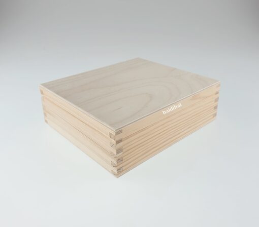 Cutie lemn natur - blank - 19x16,5 cm 1