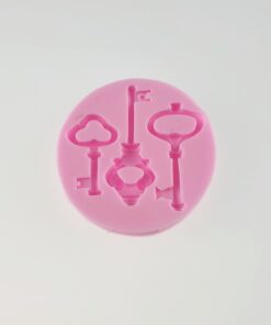 Formă silicon - Cheie - 7,2x7,2x1 cm