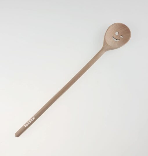 Lingură din lemn - model vesel - L 29 cm 1