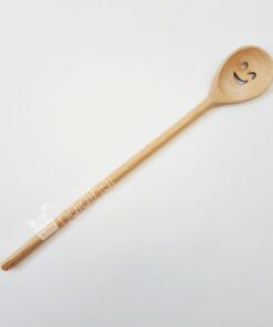 Lingură din lemn - model vesel - L 29 cm