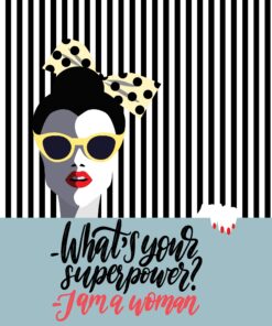 Șervețel Decoupage - Superwoman - 33x33 cm