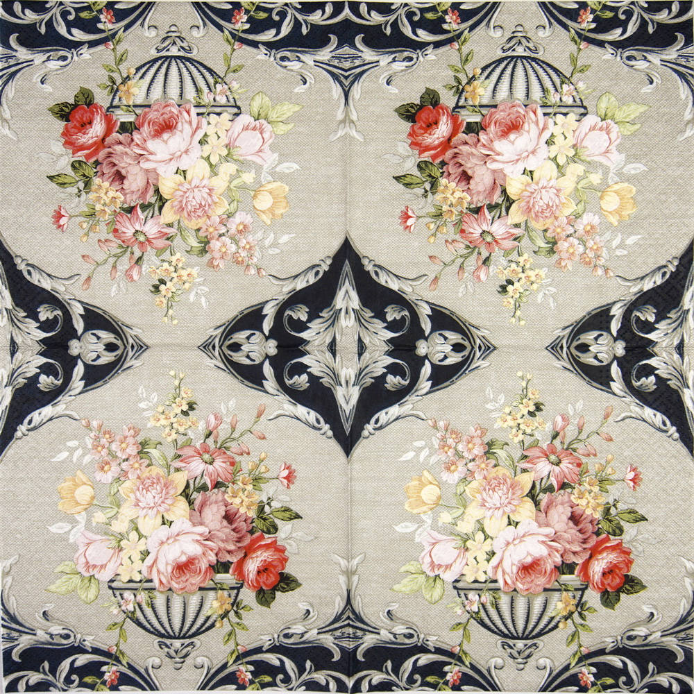 Șervețel - Royal Bouquet - 33x33 cm 2 Șervețel - Royal Bouquet - 33x33 cm - imagine 2