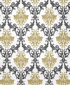 Șervețel - Royal Ornament gold - 33x33 cm