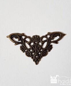 Buton - mâner metalic decorativ - 4x4x0,1