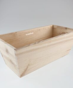Cutie din lemn - flowerpot - dreptunghiular
