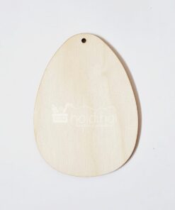Ou din lemn plat - 8x10,5x0,3 cm