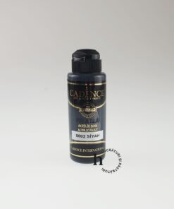 Vopsea acrilică - negru - Black - CADENCE - 120 ml
