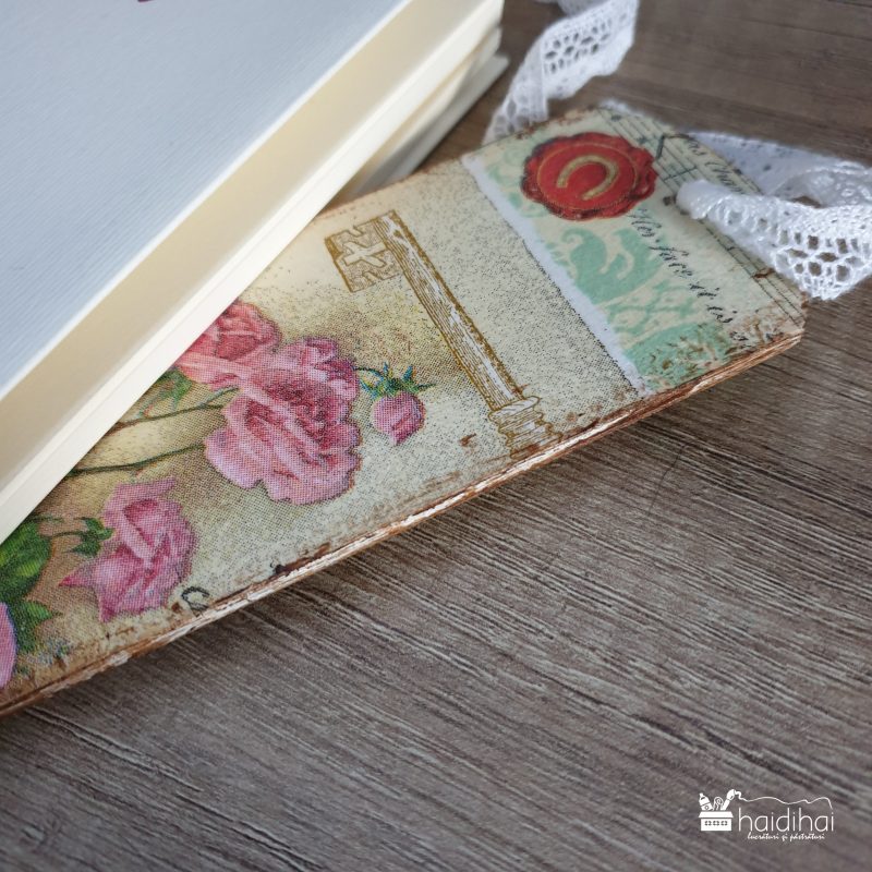DIY - semn de carte prin tehnica decoupage 10 DIY - semn de carte prin tehnica decoupage 10