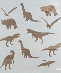 Șablon – model dinozaur – DINO – 30×30 cm
