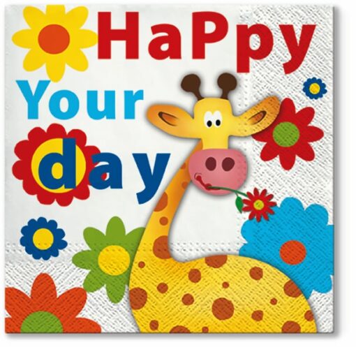 Șervețel - Happy Your Day - 33x33cm 1