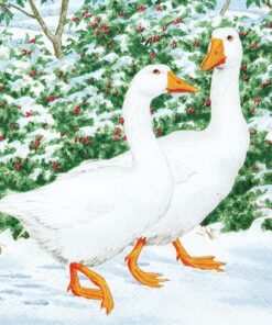 Șervețel - Geese Couple - 33x33cm