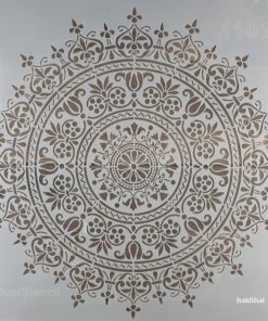 Șablon pereți – Mandala - Damask – 50×50 cm